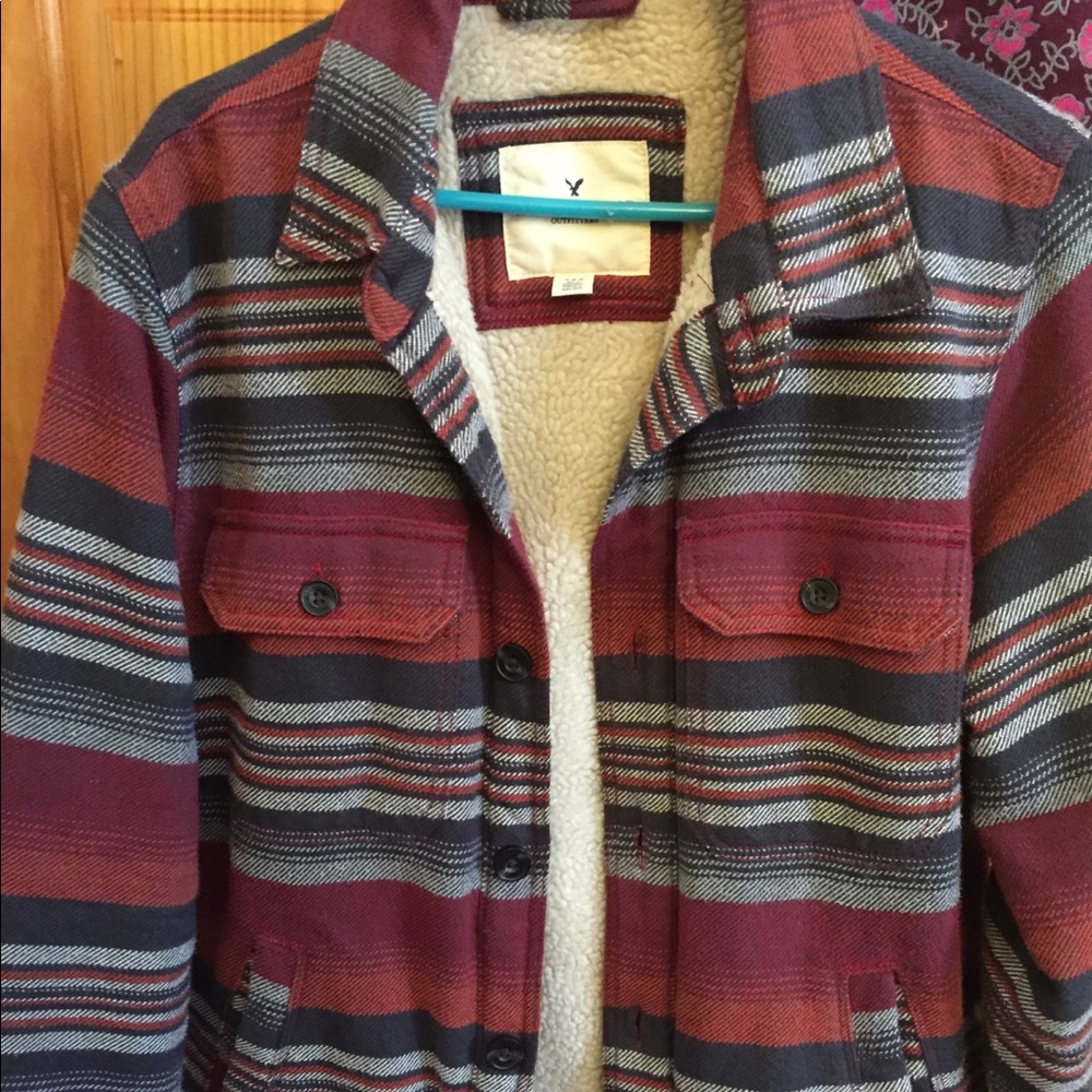 American Eagle Fleece Lined Jacket